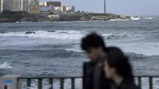 El tiempo en A Coruña: aviso amarillo por viento en el litoral