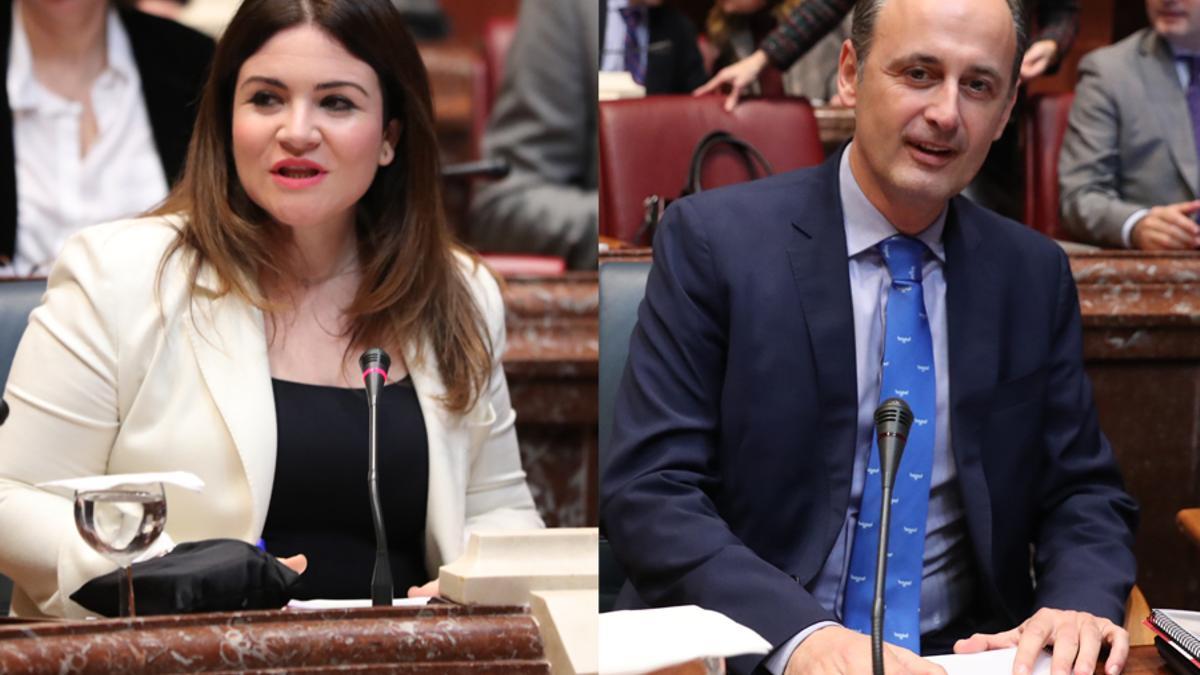 Esperanza Moreno y Javier Celdrán