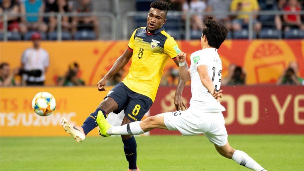 José Cifuentes, durante la semifinal del Mundial Sub-20 ante Corea del Sur