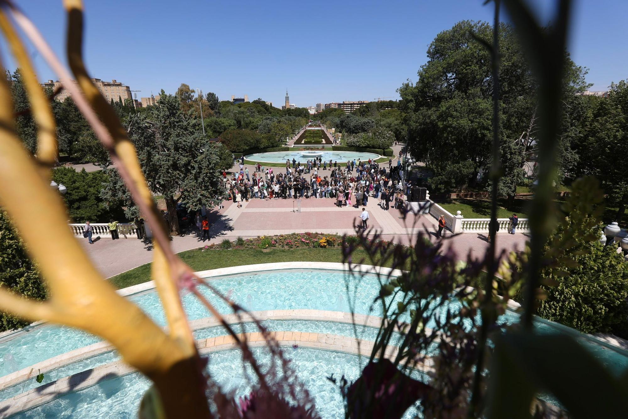 En imágenes | El Parque Grande se viste de gala en el Zaragoza Florece