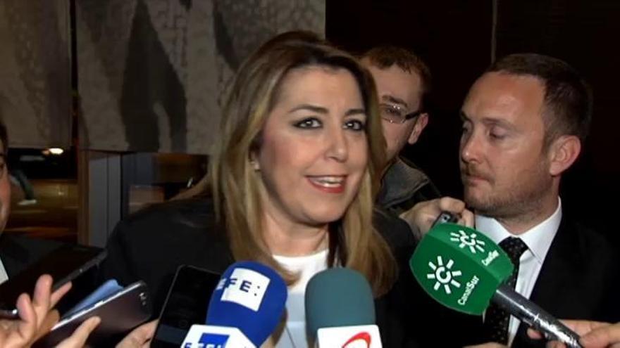 Susana Díaz: "Sánchez es mi secretario general y tiene todo mi apoyo"