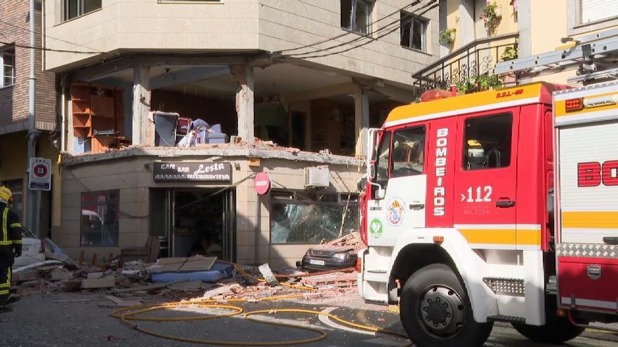 Una explosion en una vivienda causa cuatro heridos en Ordes