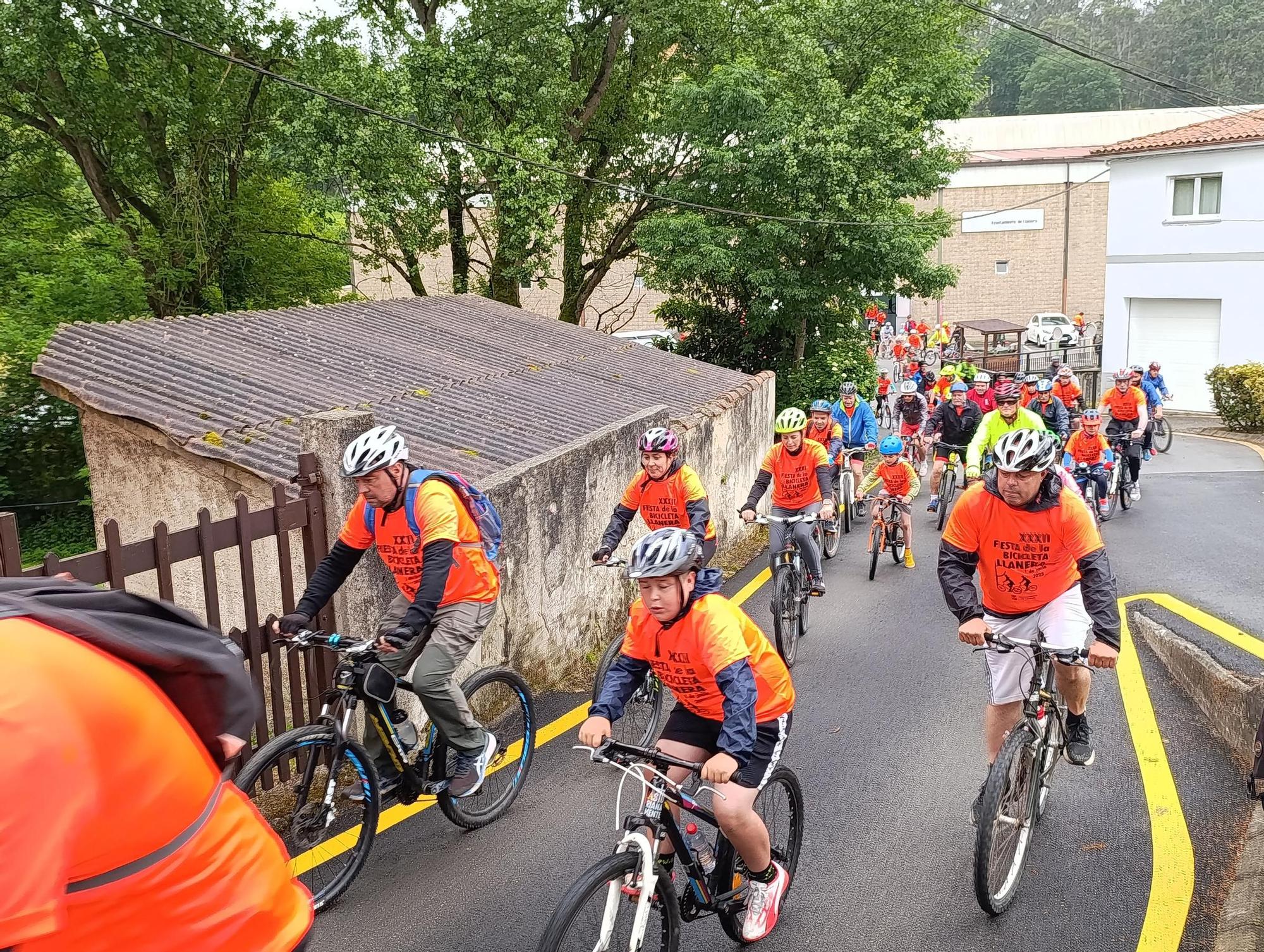 La Fiesta de la Bicicleta triunfa en Llanera
