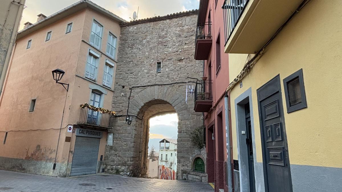 Vista general del portal i el seu entorn