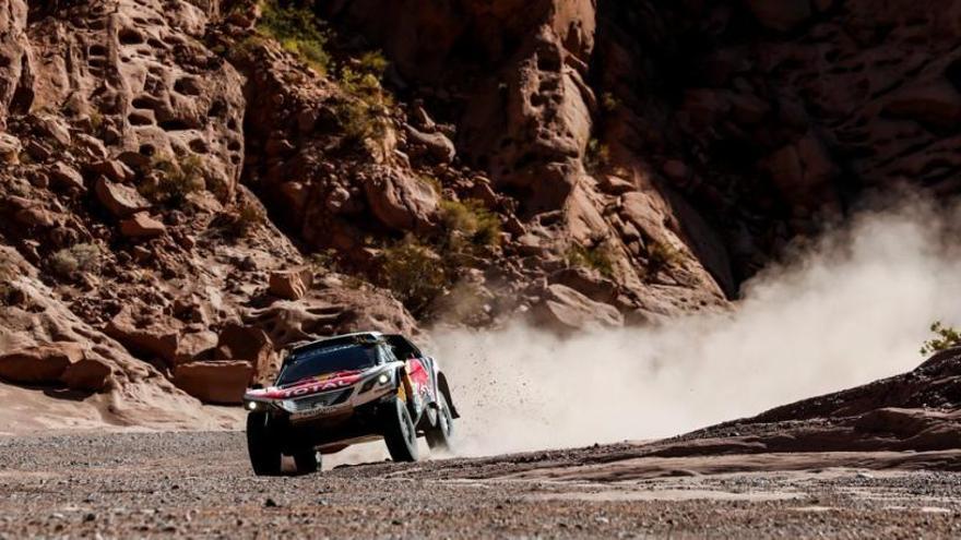 Sébastien Loeb en la penúltima etapa del Dakar 2017.