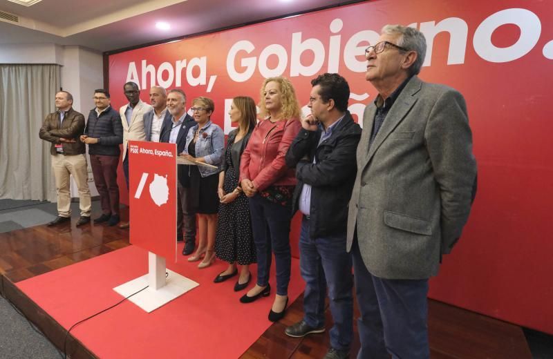 Noche electoral en el PSOE