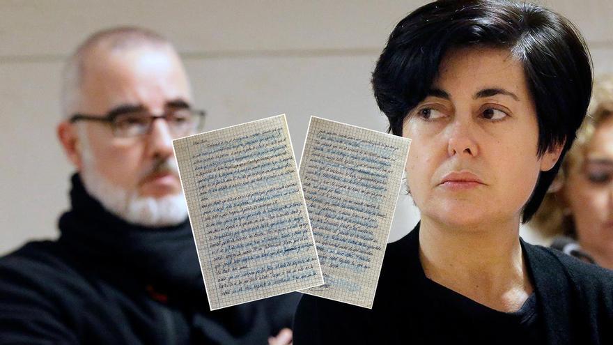 Caso Asunta: la carta íntegra que Basterra hizo llegar a Porto dentro de Teixeiro antes de ser condenados