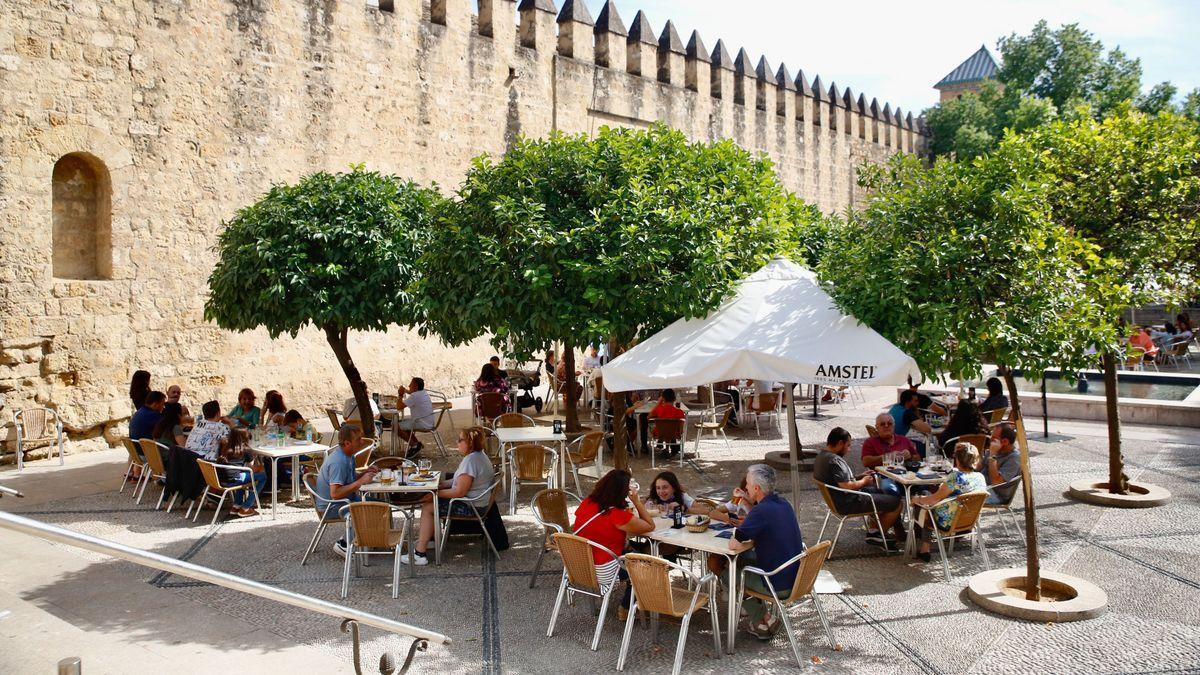 Una terraza de un bar de Córdoba.