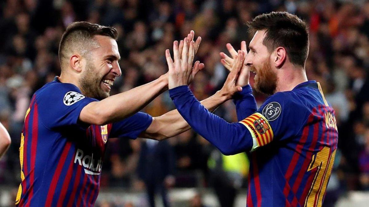 Alba-Messi, una pareja que funciona muy bien en los terrenos de juego