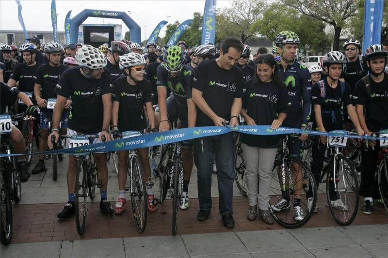 La marcha ciclista Movistar, en imágenes