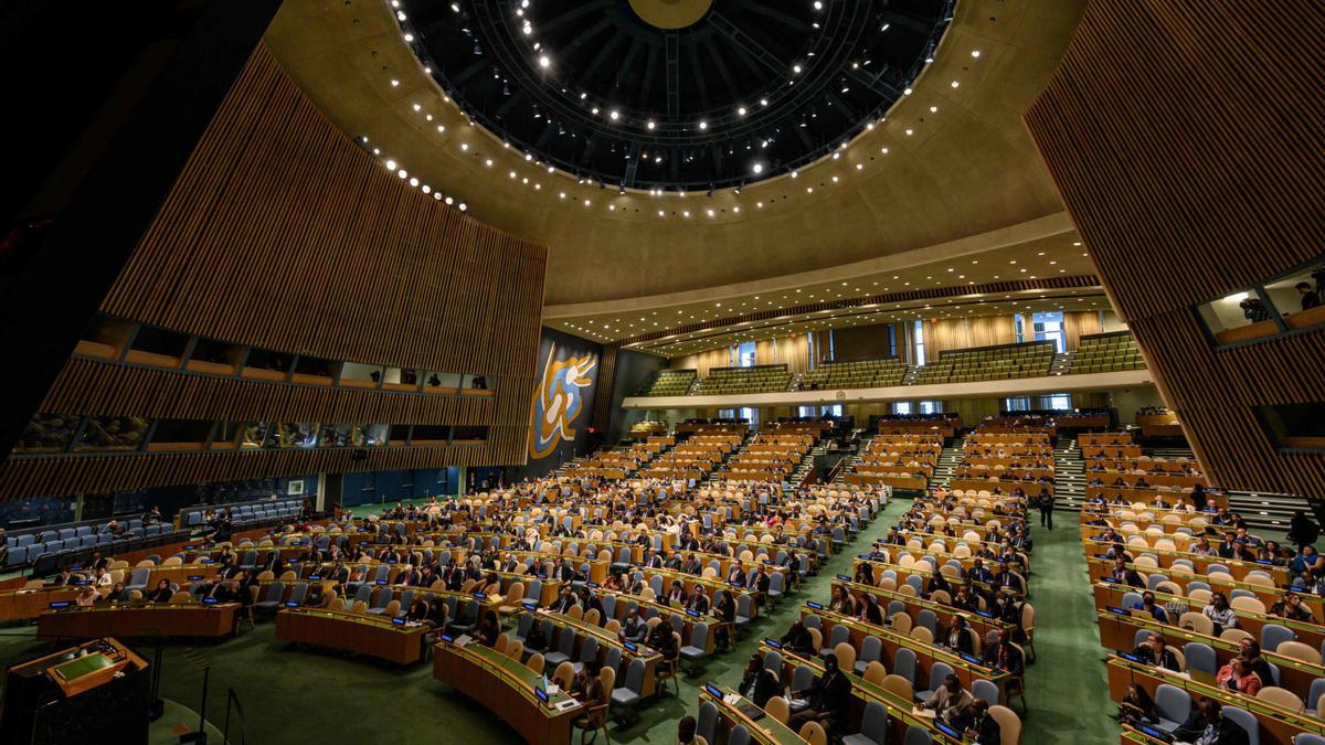 Votación en la Asamblea General de la ONU de la resolución sobre las anexiones rusas en Ucrania.