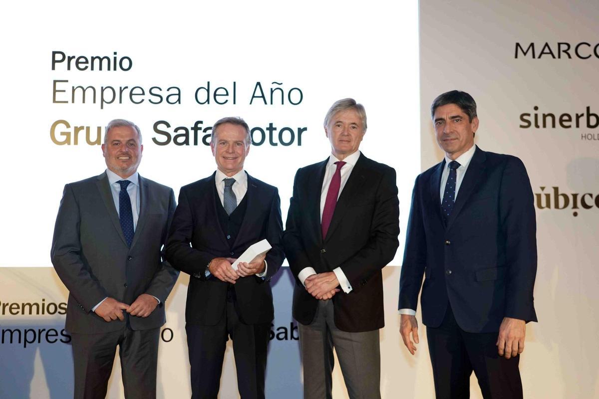 Enrique Crespo, Ángel Cuadrado, Juan Krauel y Andrés Sánchez