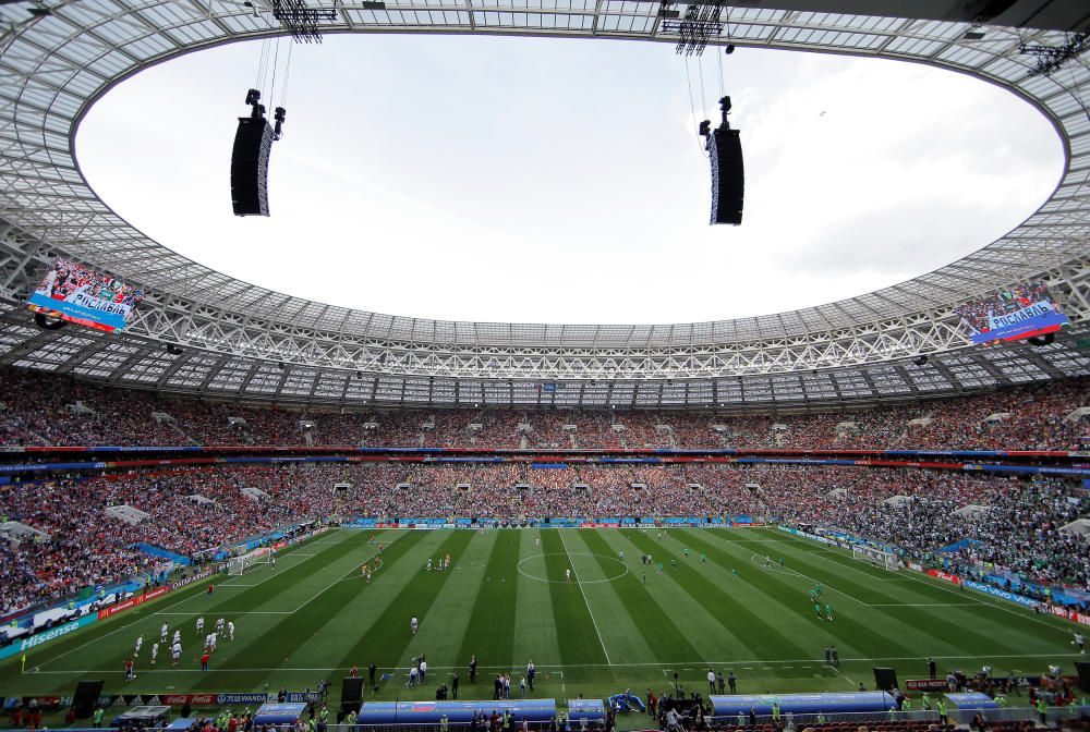 Imágenes de la inauguración del Mundial 2018