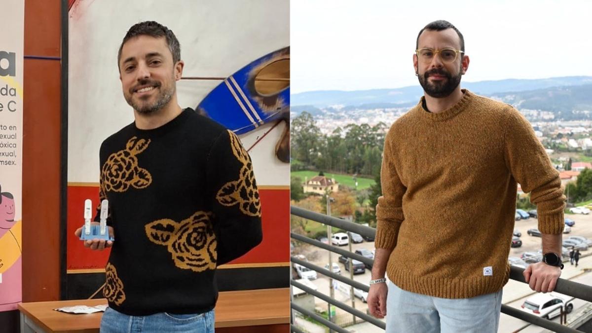 Pablo Barrio, psicólogo en Apoyo Postivo, y Hadrián Pernas, médico especializado en VIH y salud sexual