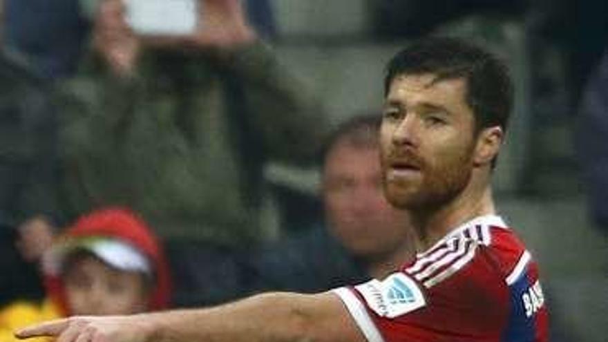 Xabi Alonso, con el Bayern.