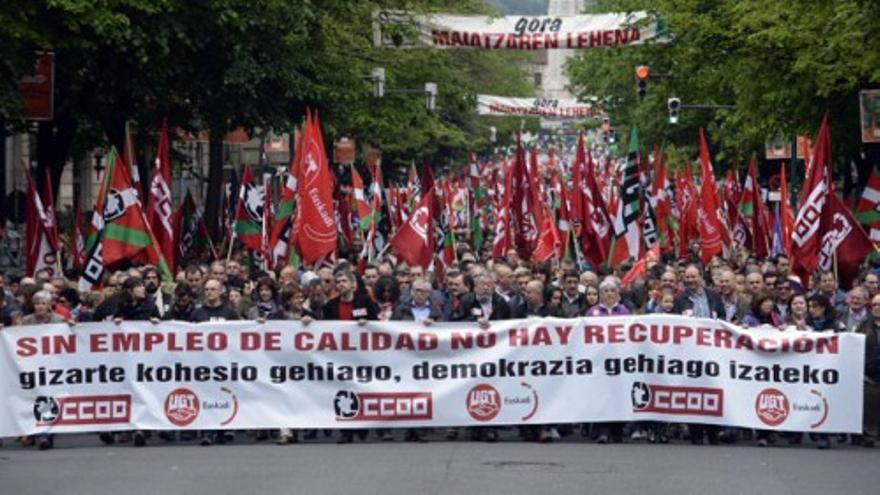 Miles de personas se manifiestan en toda España exigiendo trabajo