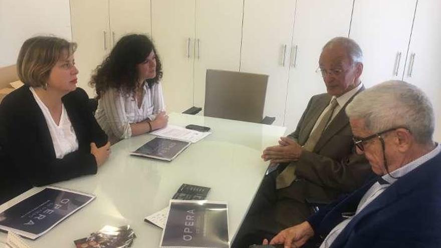 Ana Taboada, Sofía Castañón, Jaime Martínez y Javier Calzadilla.