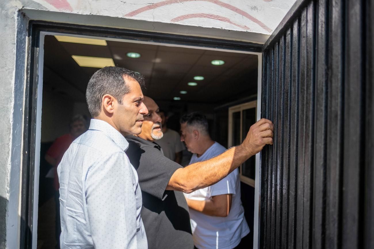 Visita con Juanjo Martínez por los locales municipales del Barrio de La Salud