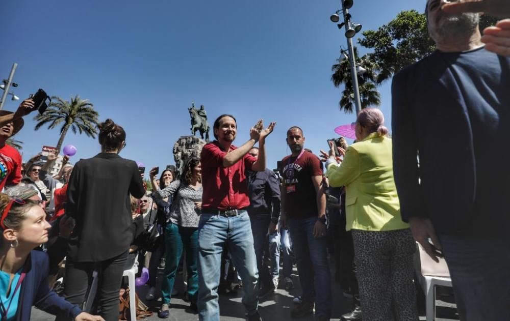 Pablo Iglesias protagoniza el acto central de Unidas Podemos en Mallorca