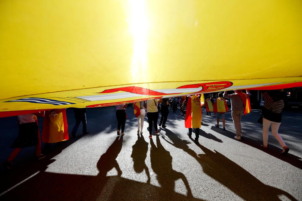 Manifestación en Barcelona por la unidad de España