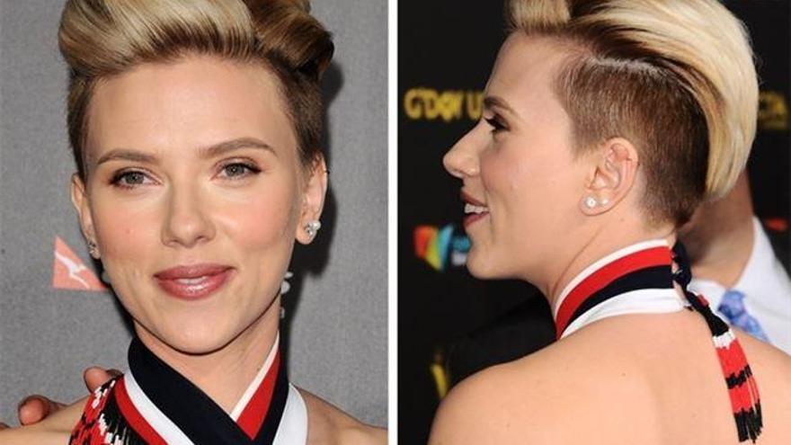Scarlett Johansson i el seu nou look