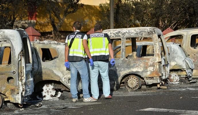 24/08/2018 JINÁMAR, TELDE. Incendio de 25 ...