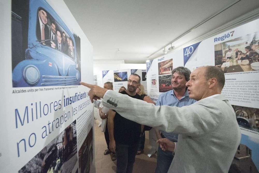 Inauguració de l'Exposició de Regió7 a Moià