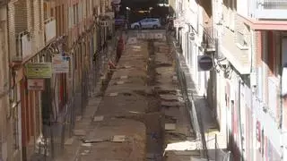 Concepción Arenal, "una calle que parece el Casco Antiguo, pero sin ruinas romanas" tras paralizarse las obras
