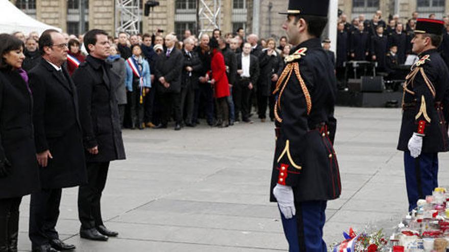 Imagen del homenaje a las víctimas del terrorismo