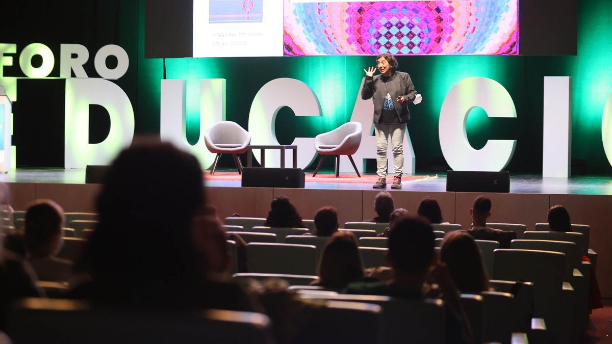 Un momento del V Foro de Educación Faro Educa.