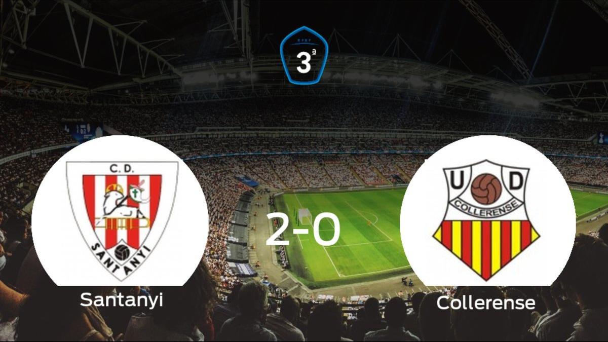 Los tres puntos se quedan en casa tras la victoria del Santanyi frente al Collerense (2-0)
