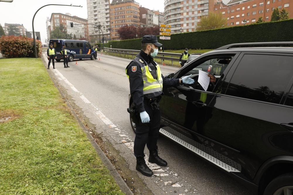 Coronavirus en Asturias: Controles