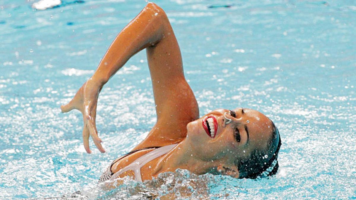 Ona Carbonell en el Mundial de Natación de Rusia 2015