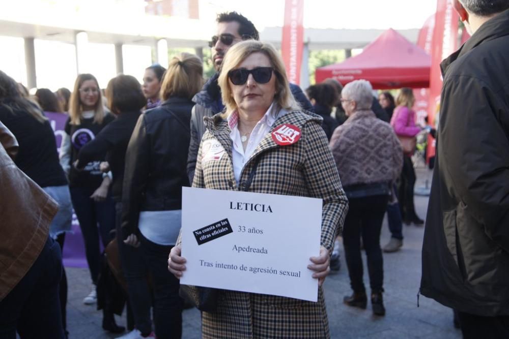 Manifestación en Murcia por el día contra la violencia de género