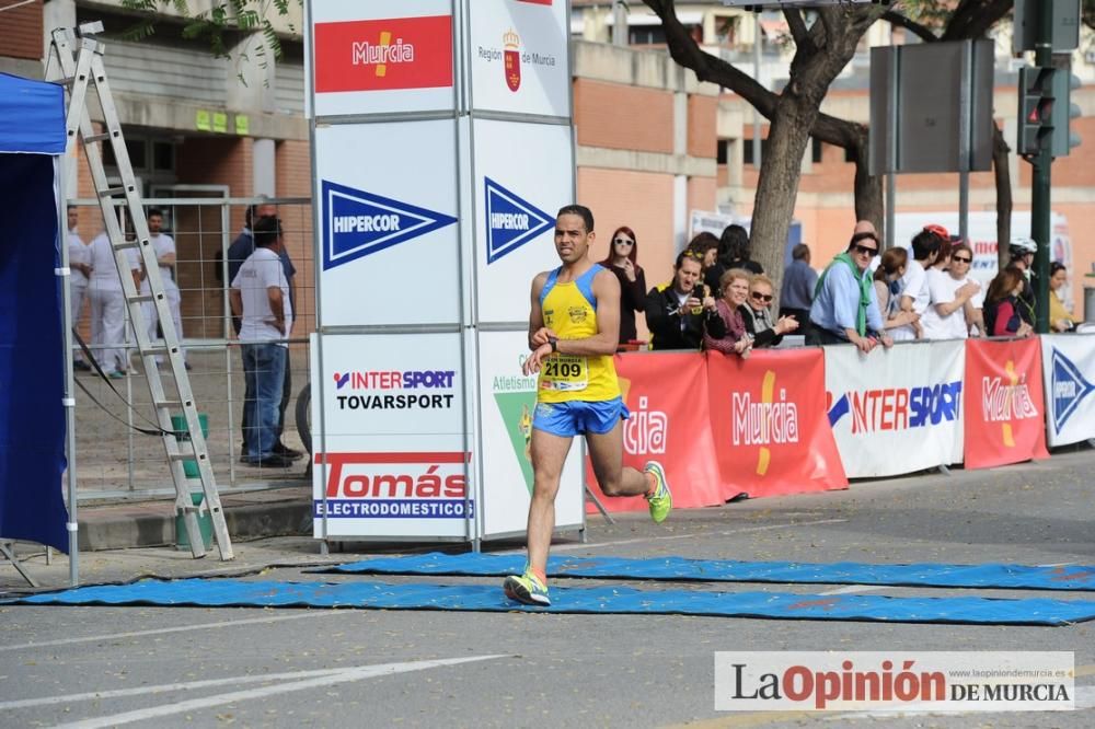 Media Maratón de Murcia: llegada (1ª parte)