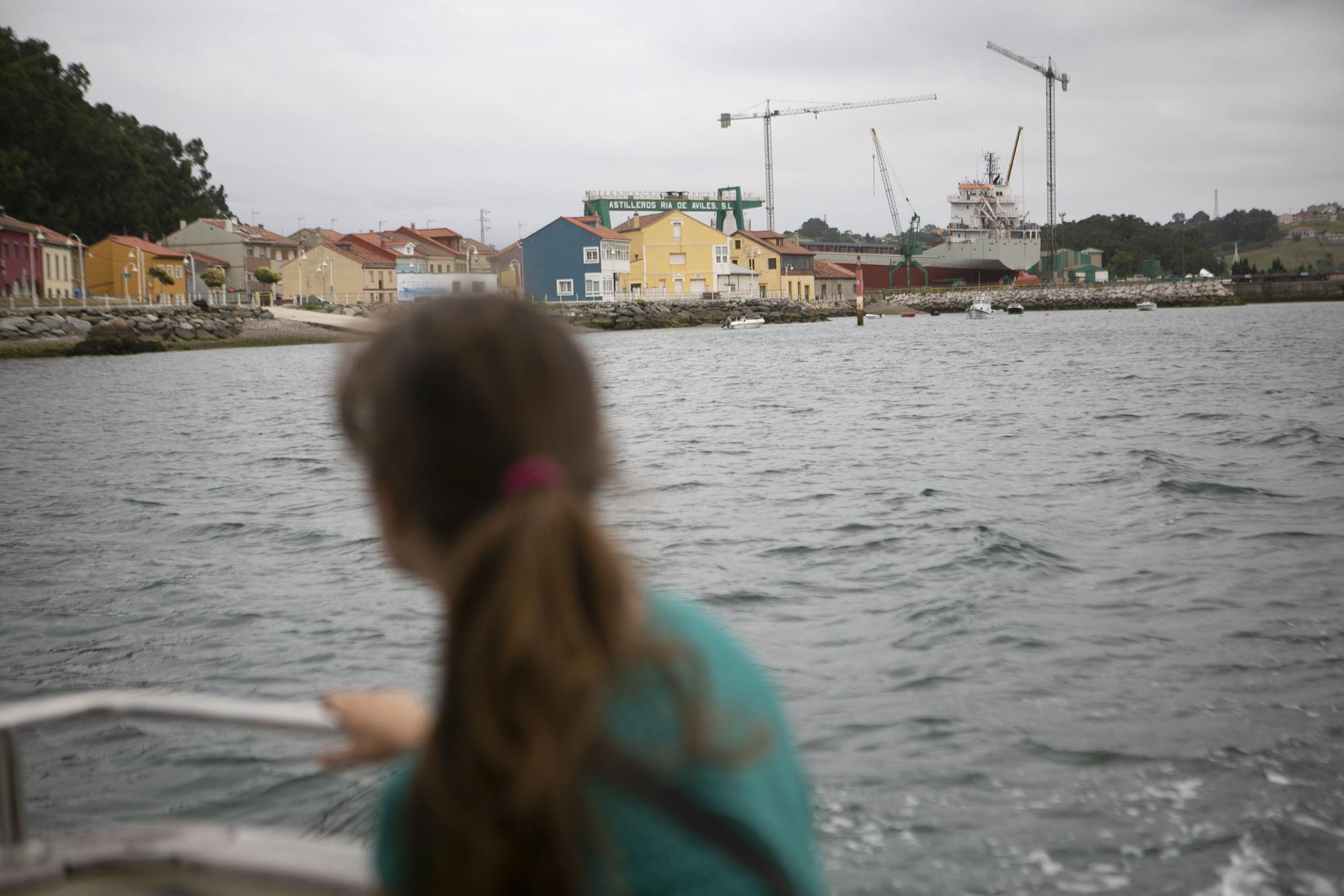 En imágenes: Avilés recupera sus paseos por la ría