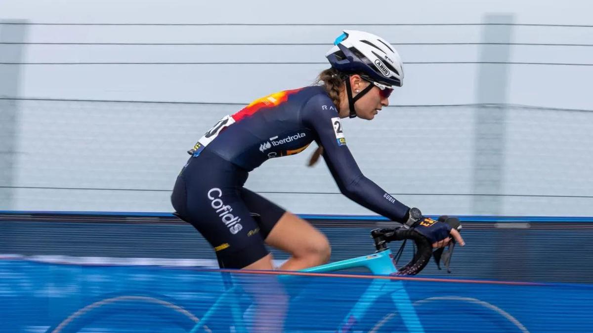 Carla Bañuls Puente, durante su actuación en Bélgica