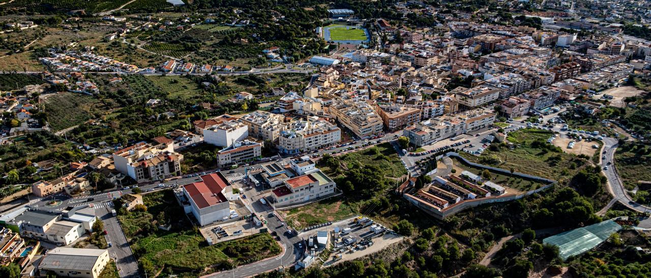 Vista aérea del término municipal de l&#039;Alfàs del Pi.