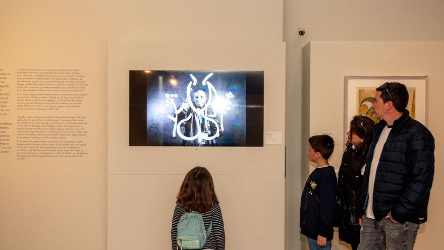 Exposición &#039;Picasso. Branco no recordo azul. Debuxando o futuro&#039; en el Museo de Belas Artes