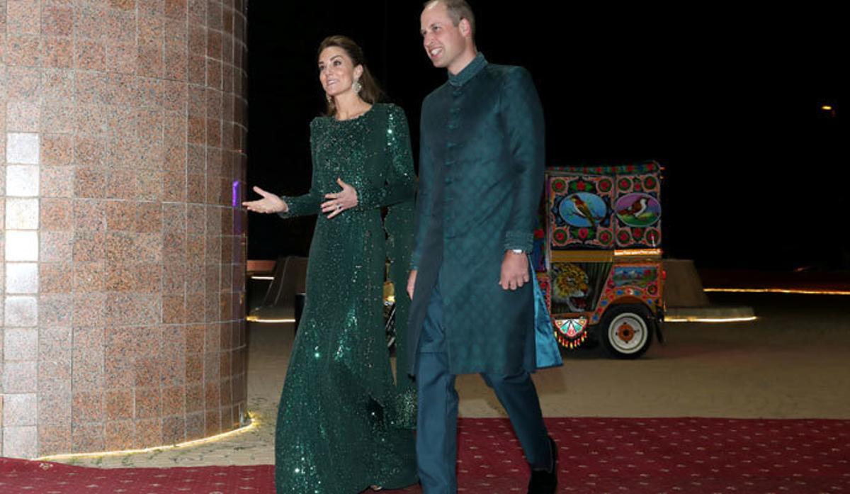 Kate Middleton y el príncipe William, al más puro estilo 'Las mil y una noches'