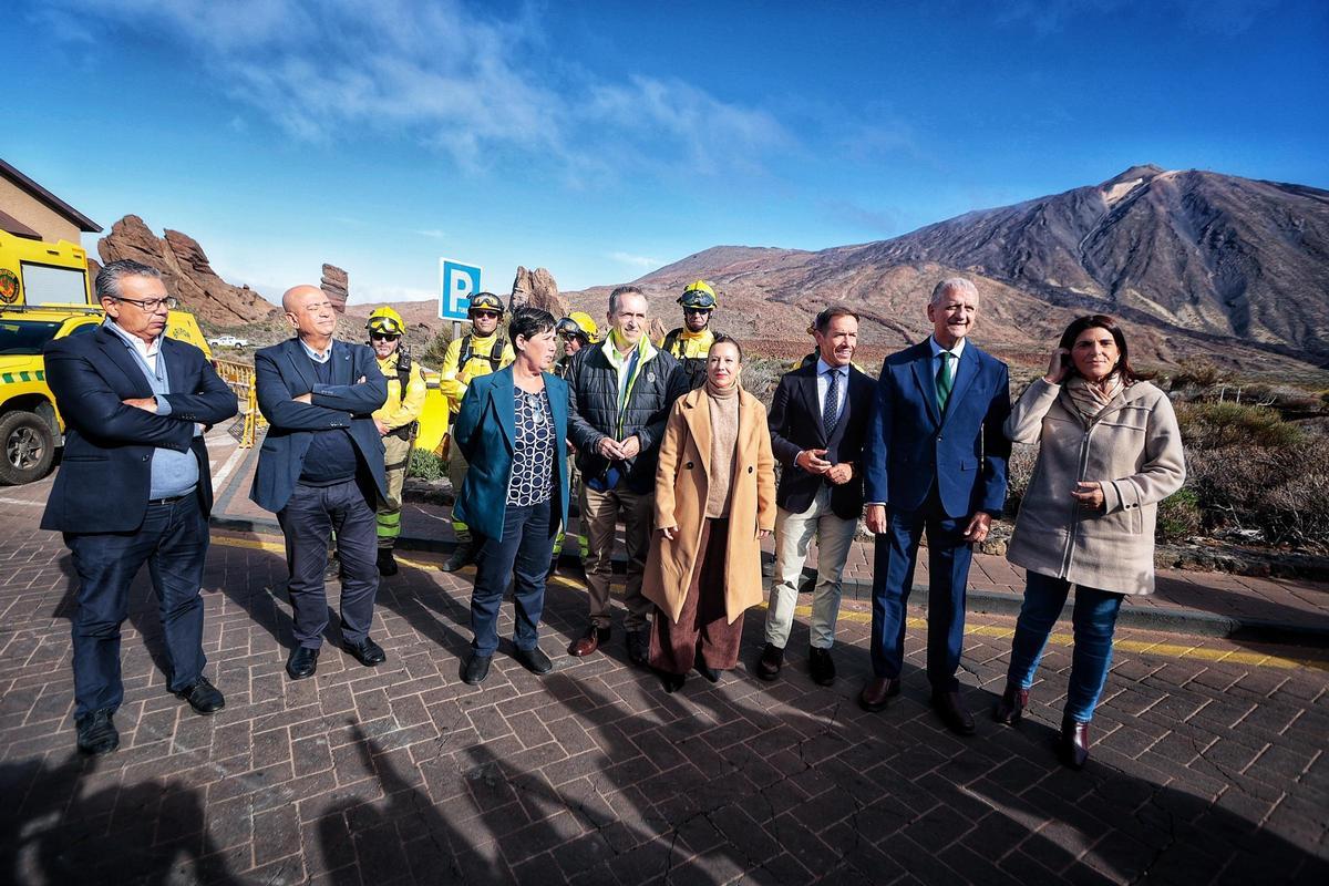 Firma de la transferencia de competencias del Parque Nacional del Teide