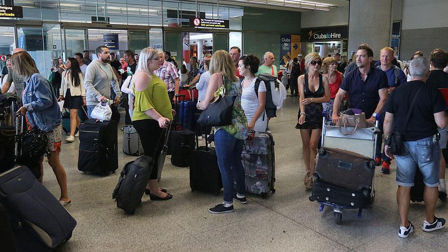 Imagen de la terminal de llegadas del aeropuerto de Málaga.