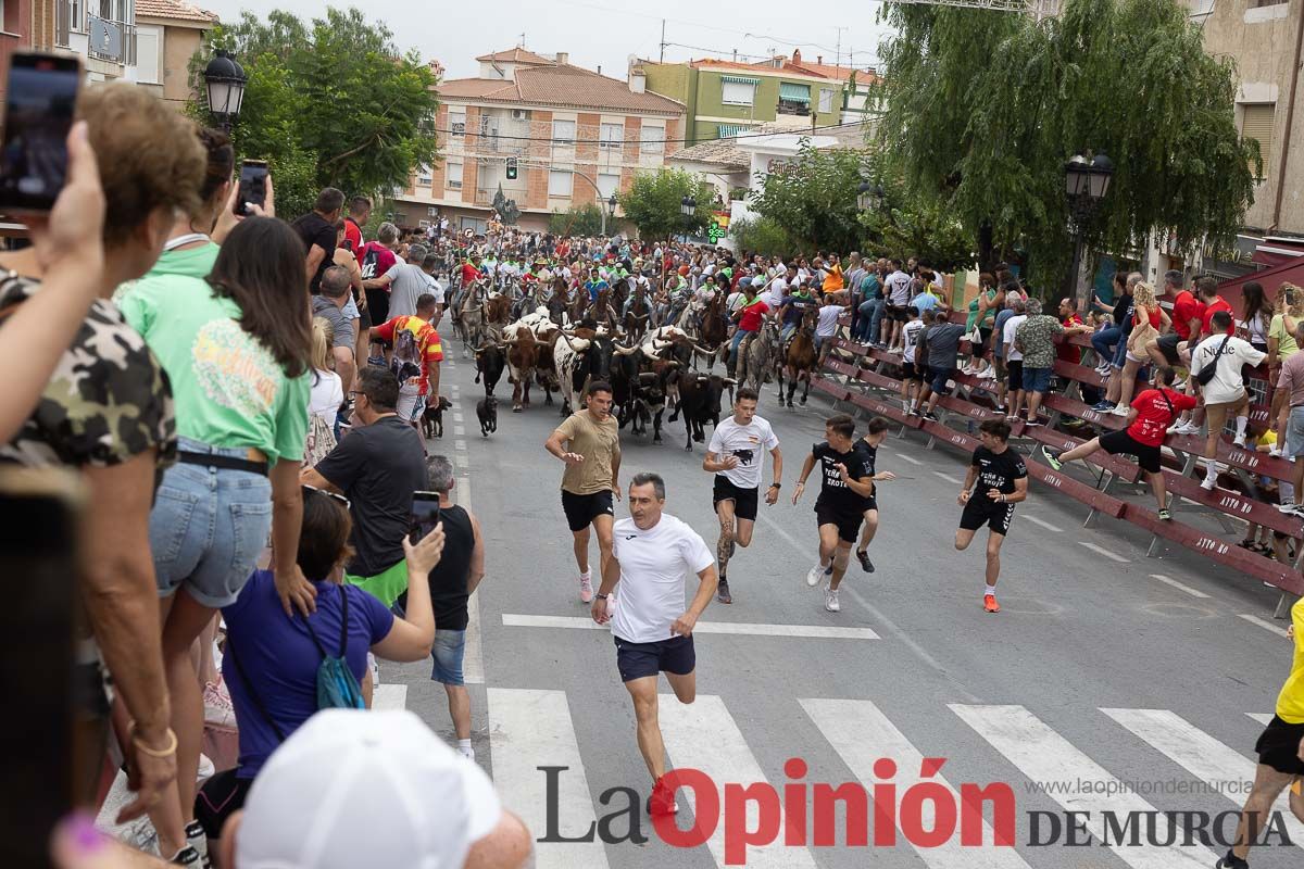 Cuarto encierro en las Fiestas de Moratalla