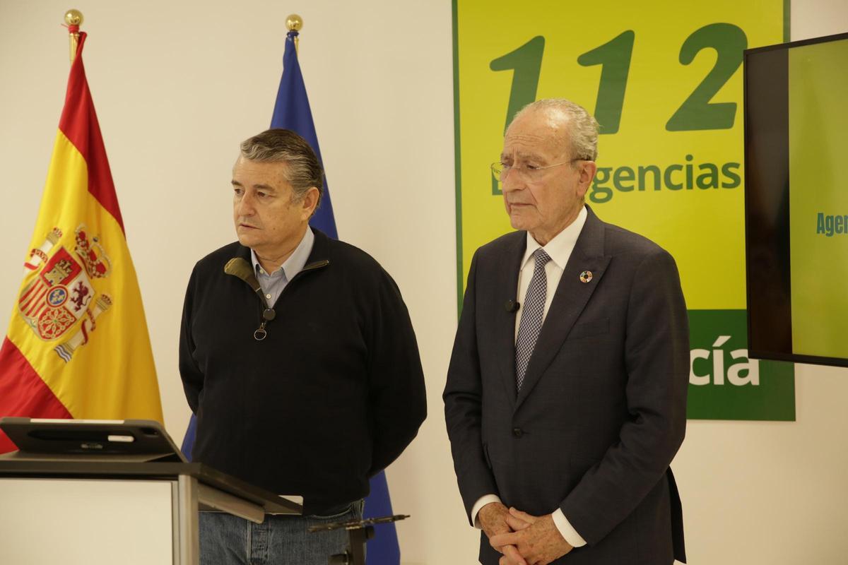 Antonio Sanz y Paco de la Torre, durante la comparecncia.