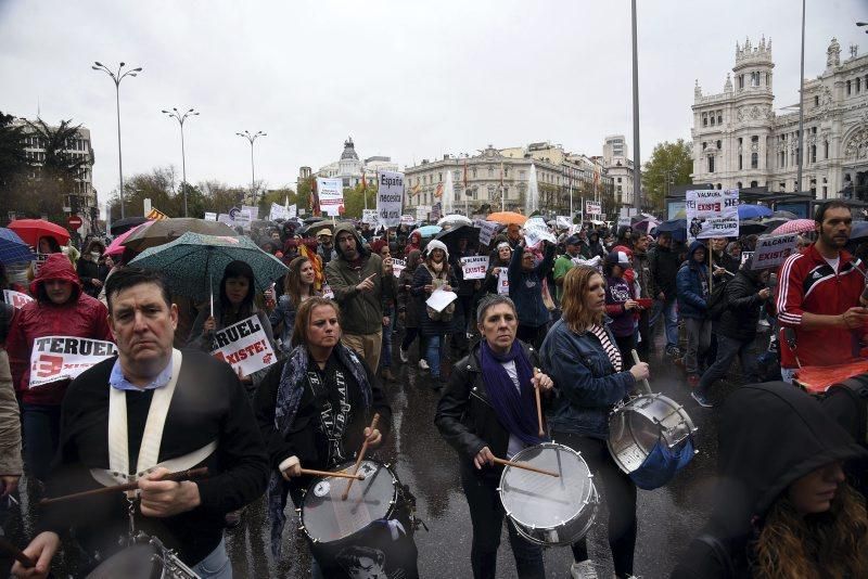 Manifestación 'Revuelta de la España vaciada' en Madrid