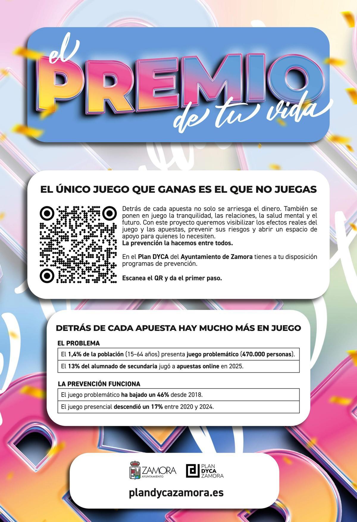 Cartel "El premio de tu vida"