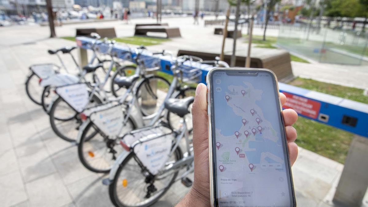 Una aplicación móvil para retirar la bici sin utilizar la tarjeta