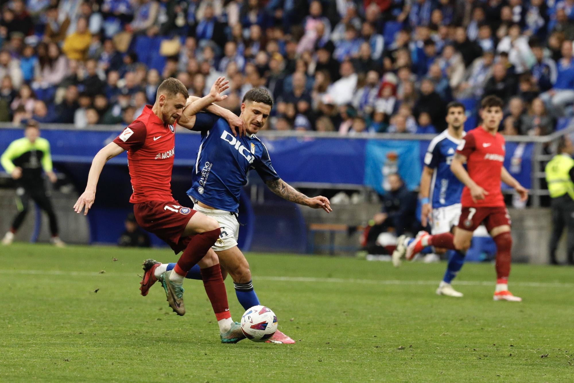 Así fue el partido entre el Oviedo y el Andorra