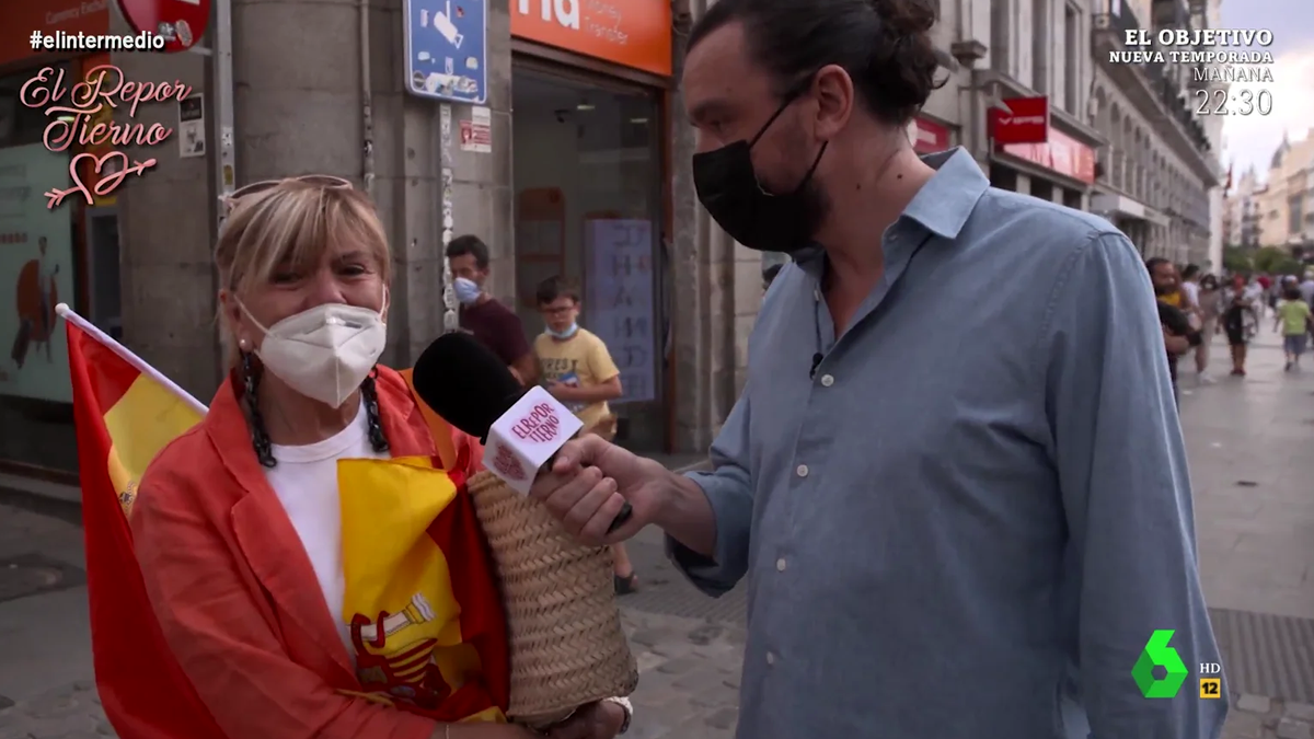 Una dona plora a ‘El intermedio’ mentre demana la dimissió de Sánchez: «Espanya em fa mal»
