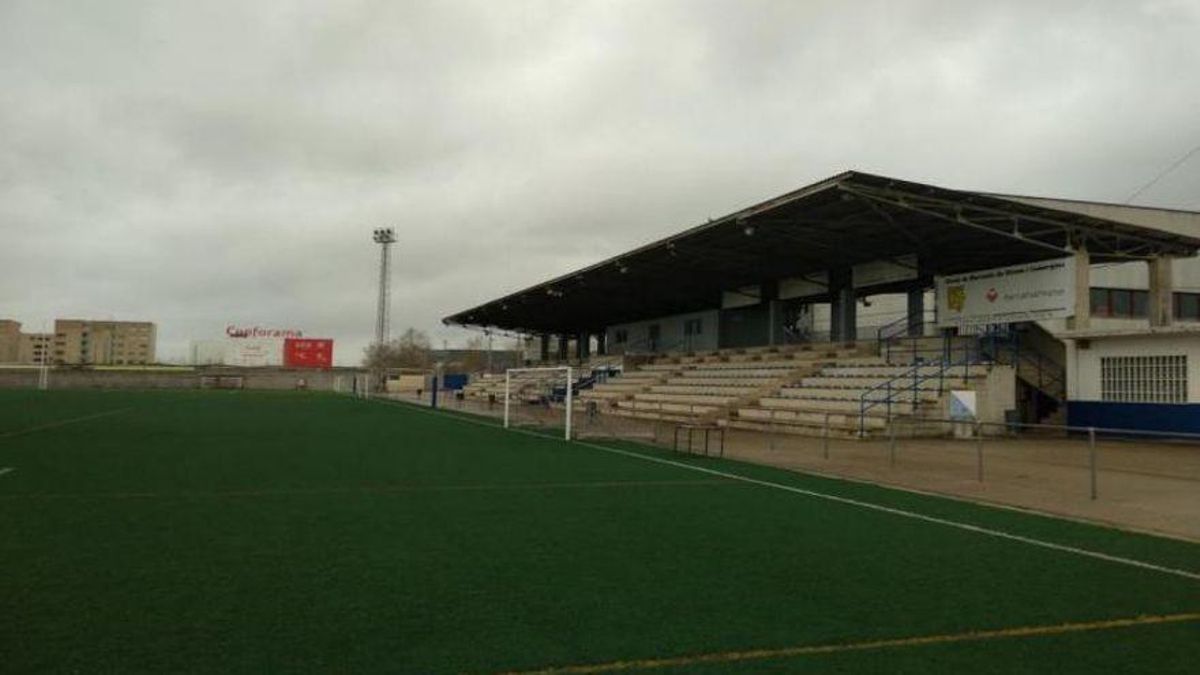 El camp de futbol "El Pla" de Salt.